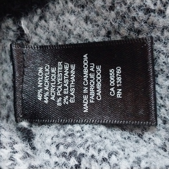 RW & CO cute Love hearts print Sweater sz  Small in Black - Picture 5 of 5